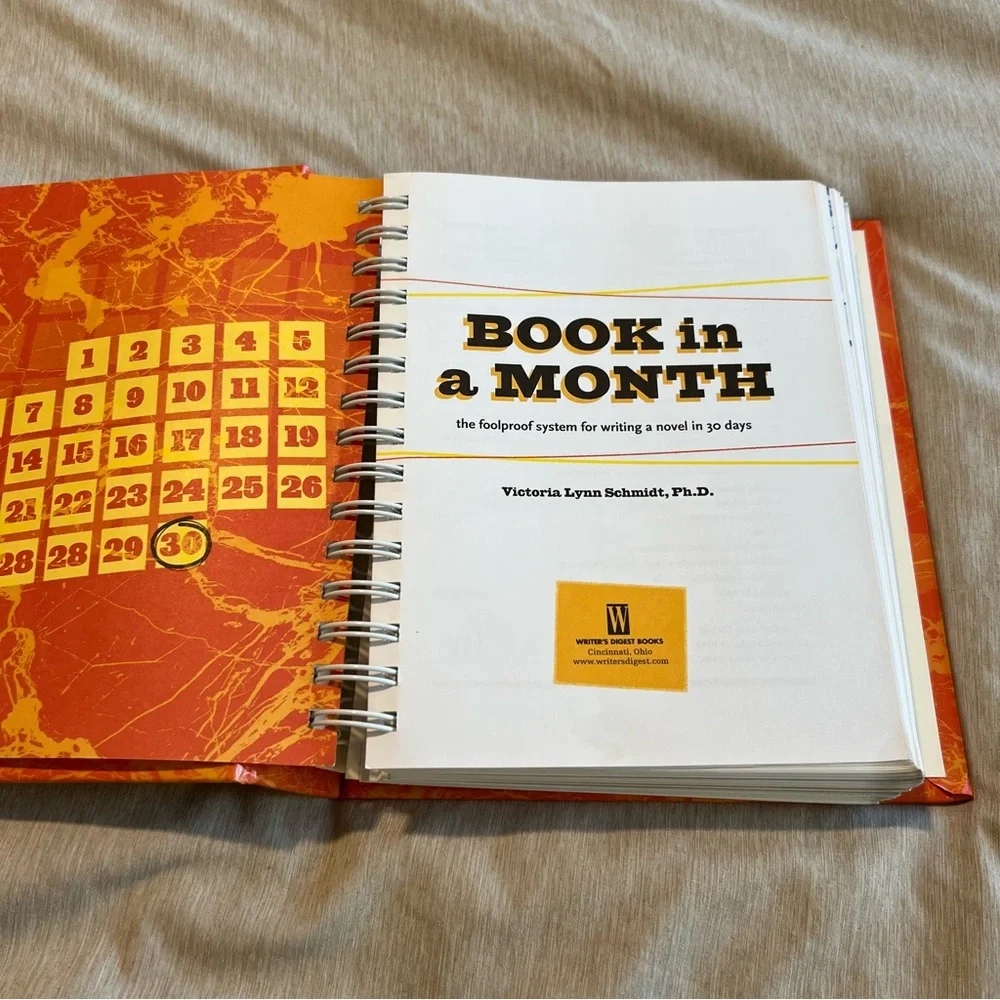 Book in a Month by Victoria Lynn Schmidt | Novel Writing Planner & Guide